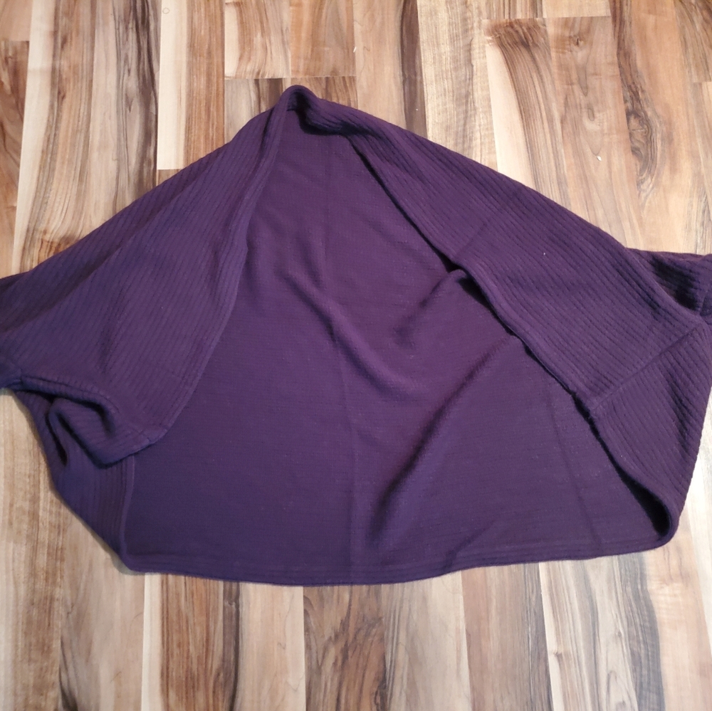 Purple batwing sweater